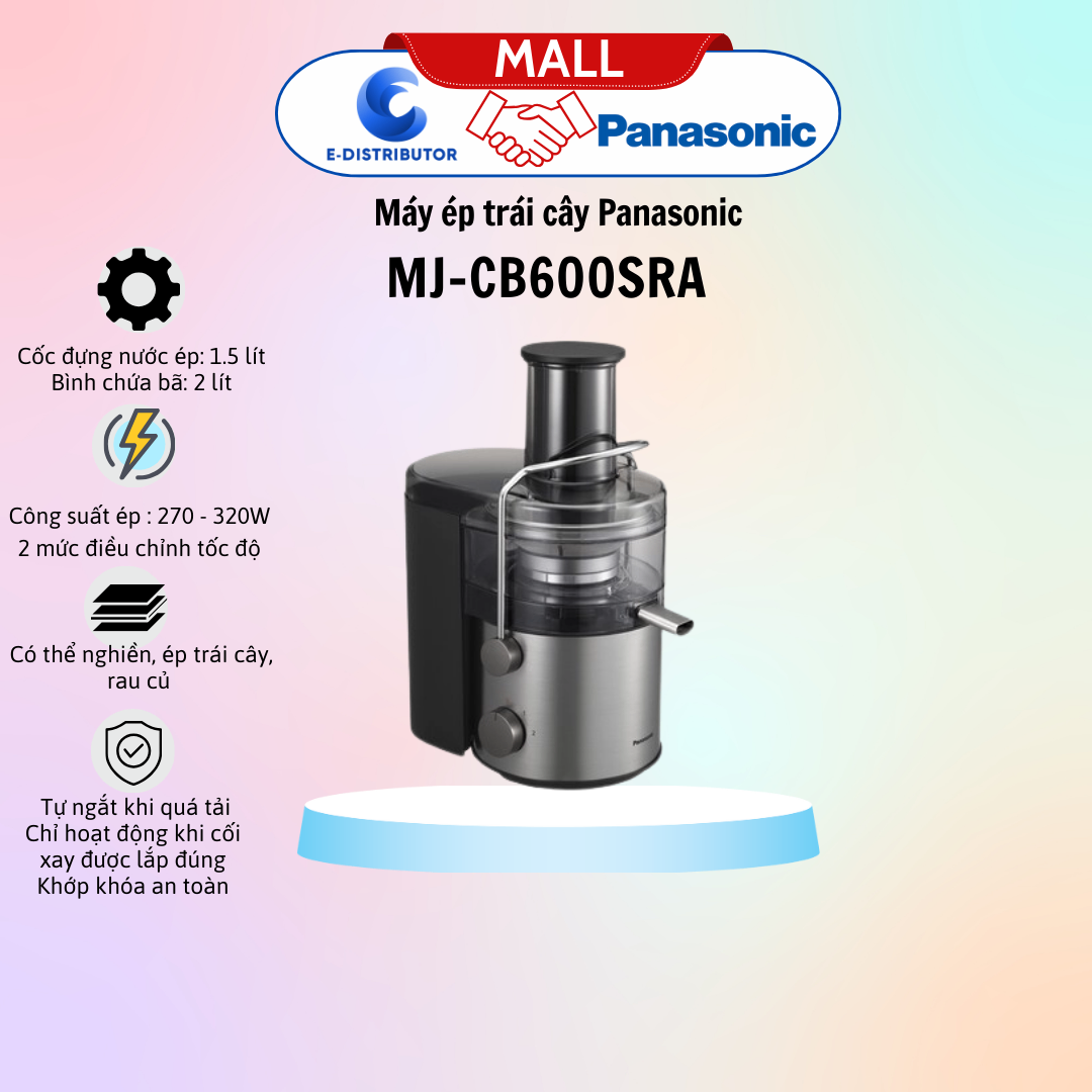 Máy ép trái cây Panasonic MJ-CB600SRA
