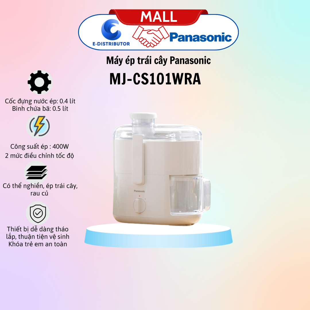 Máy ép trái cây Panasonic MJ-CS101WRA