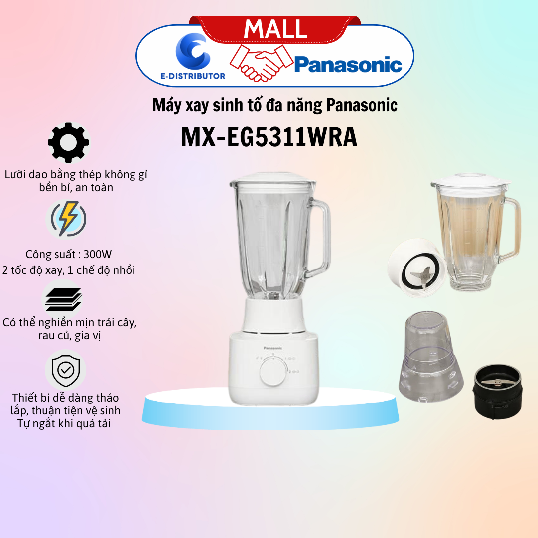 Máy xay sinh tố đa năng Panasonic MX-EG5311WRA