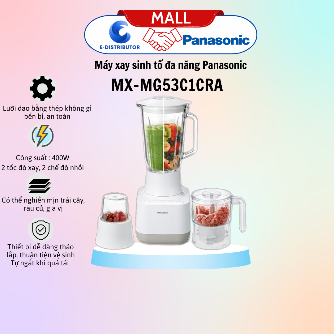 Máy xay sinh tố đa năng Panasonic MX-MG53C1CRA