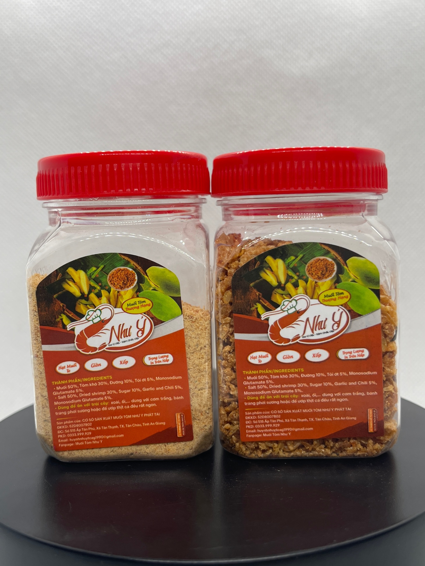 Combo 2 muối tôm Như Ý hạt nhuyễn, vừa 60g