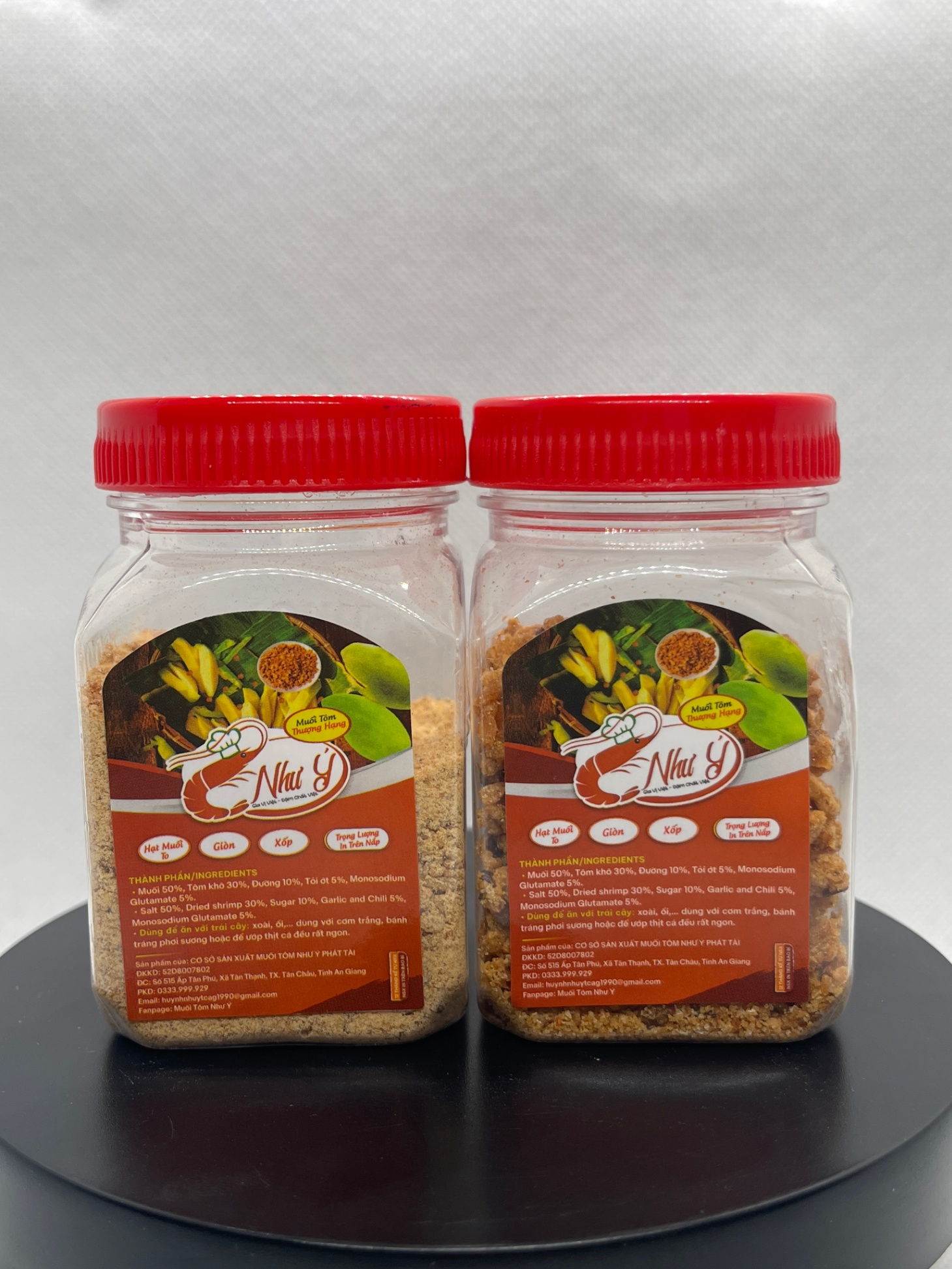 Combo 2 muối tôm Như Ý hạt nhuyễn, to 60g
