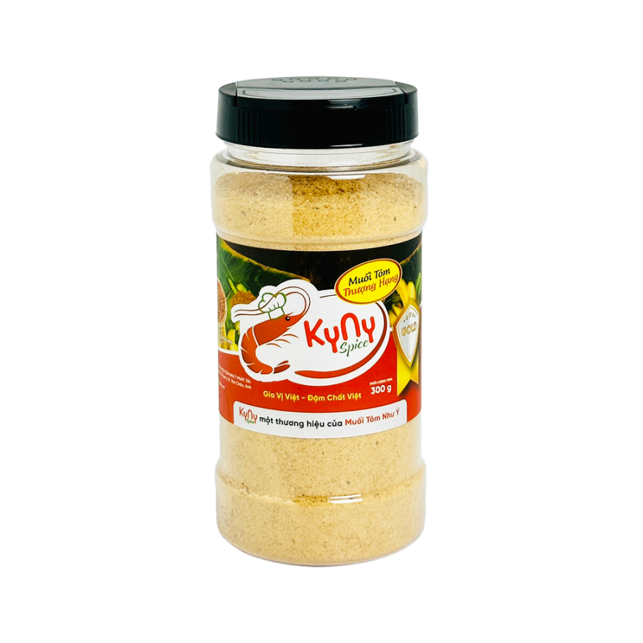 Muối tôm Kyny Spice Gold loại hạt nhuyễn trọng lượng 350g