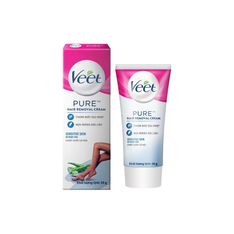 Kem Tẩy Lông Veet Pure Dành Cho Da Nhạy Cảm 50g