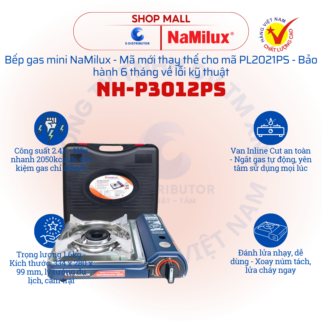Bếp gas mini Namilux NH-P3012PS