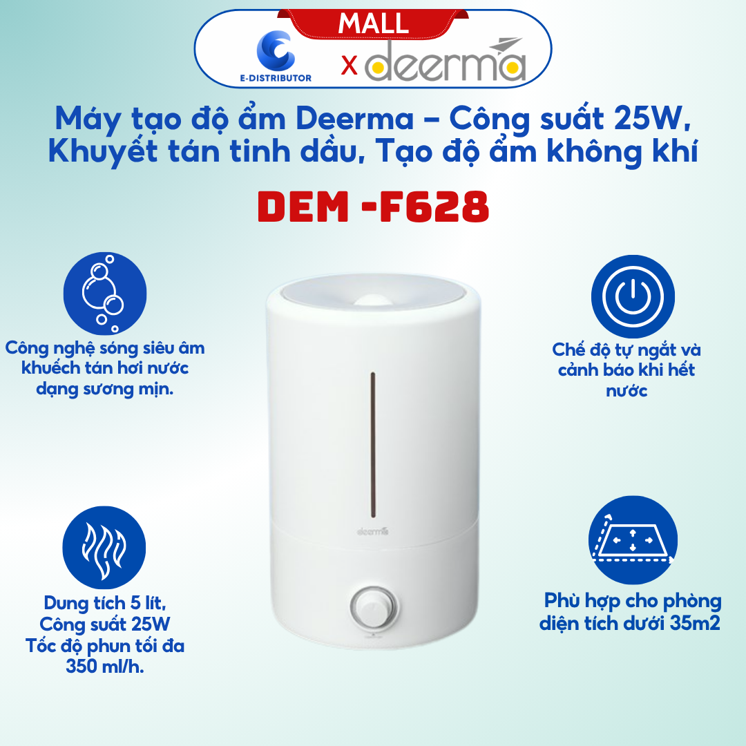 Máy tạo độ ẩm DEERMA F628