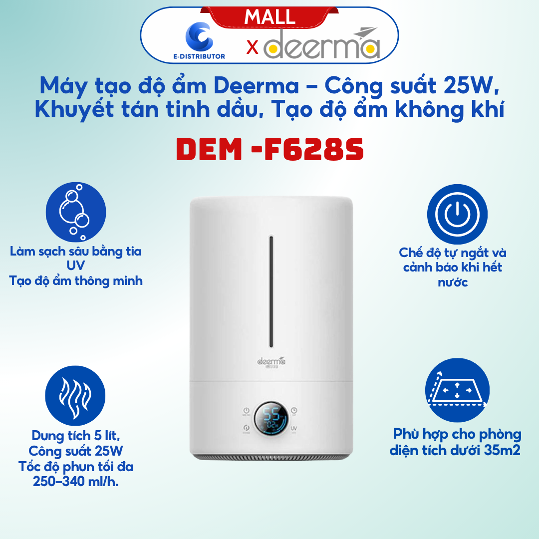 Máy tạo độ ẩm DEERMA F628S
