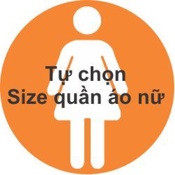 Tự chọn Size quần áo nữ