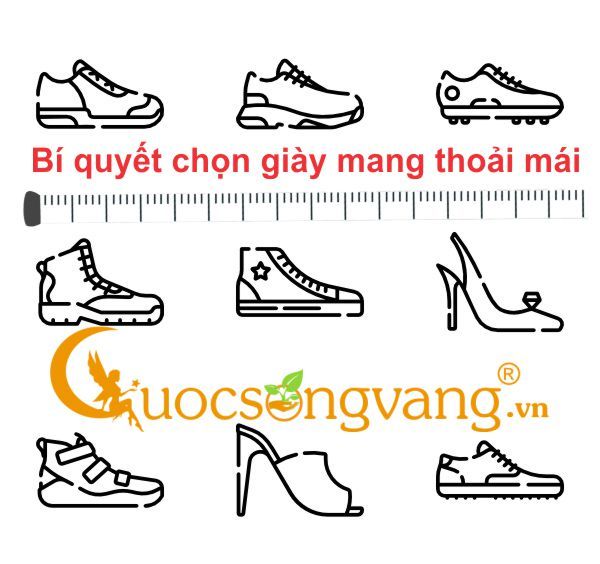 Bí quyết chọn giày mang thoải mái của Cuocsongvang.vn