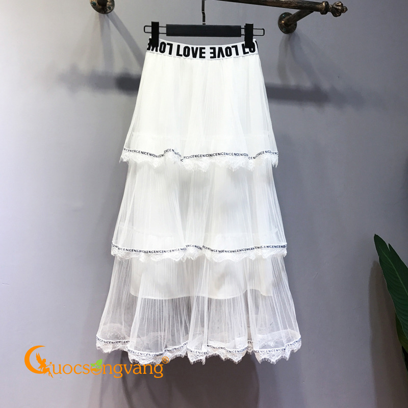 Váy ren trắng tay dài HATHONG – Hizu Dress Up