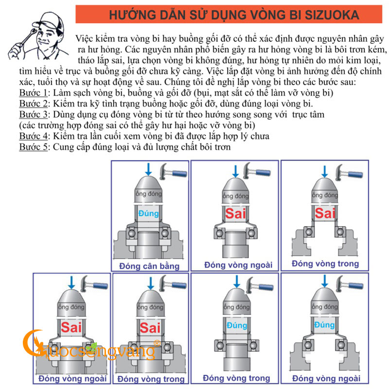 Bạc đạn xe máy 6002 2RS Cam Sirius BISZK33360022RS