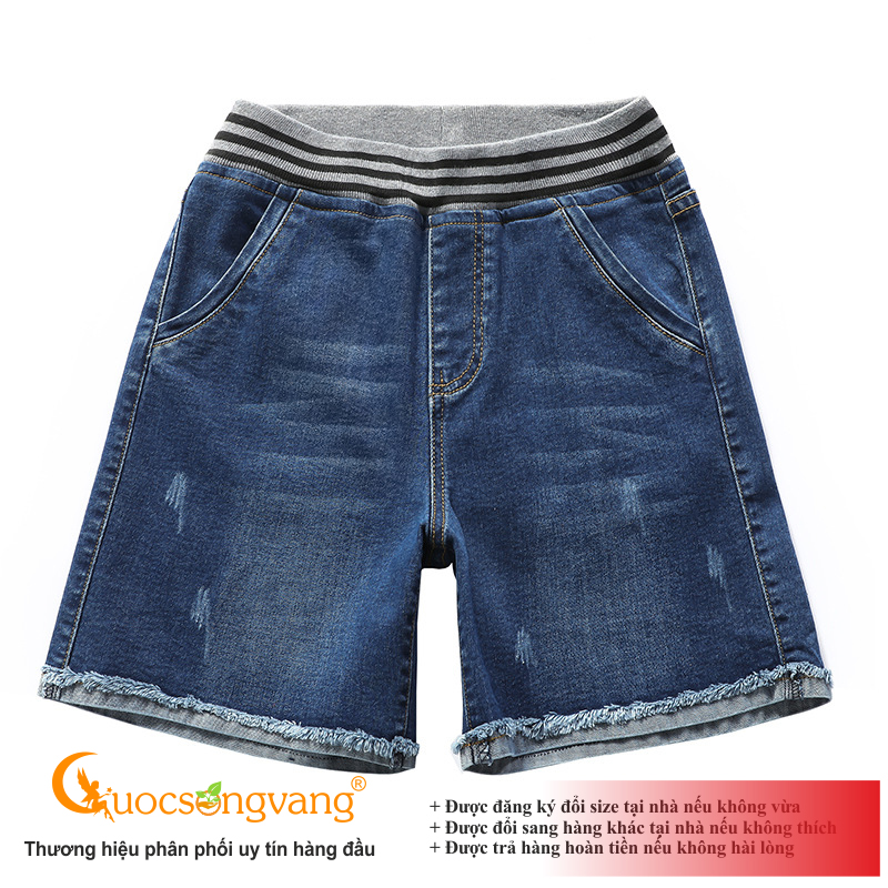 Quần short jean lưng cao quần short lưng thun GLQ123