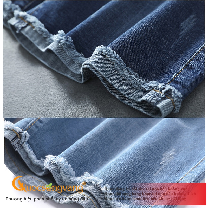 Quần short jean lưng cao quần short lưng thun GLQ123