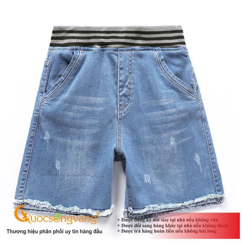 Quần short jean lưng cao quần short lưng thun GLQ123