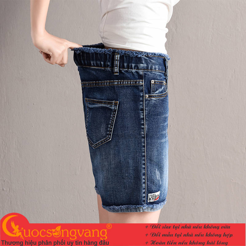 Quần short jean nữ jeans cotton quần đùi nữ đẹp GLQ130