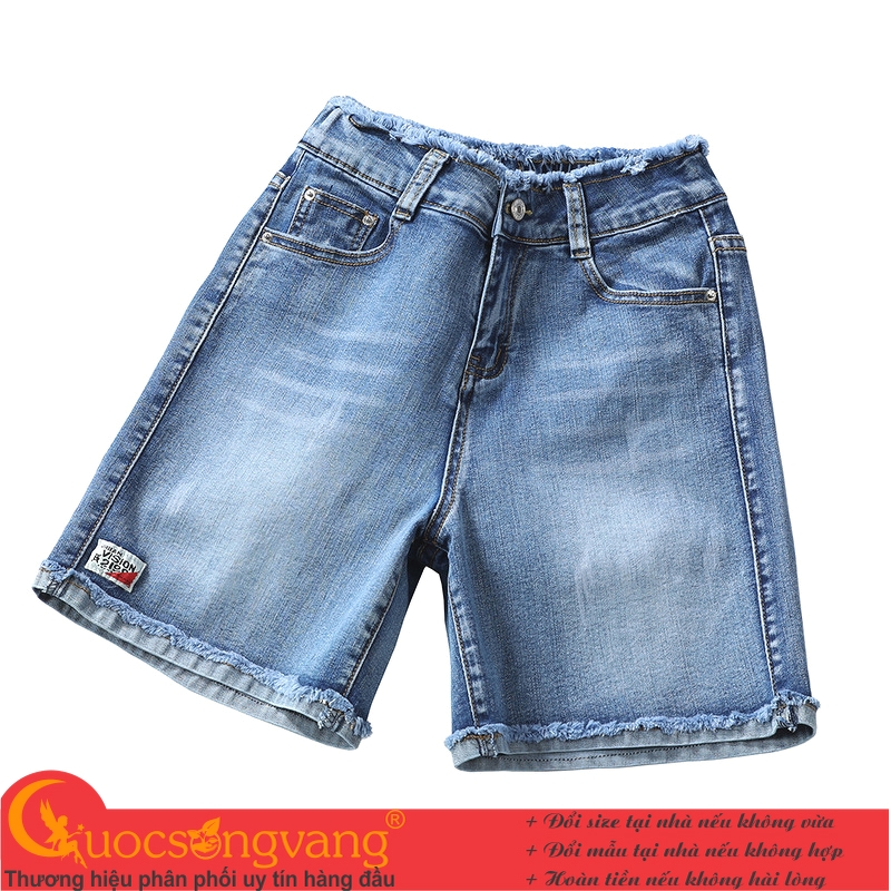 Quần short jean nữ jeans cotton quần đùi nữ đẹp GLQ130