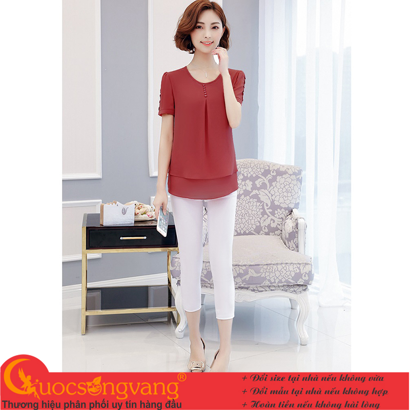 Áo kiểu nữ chiffon áo nữ big size GLA306