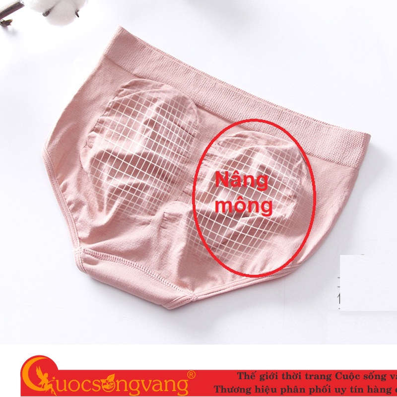 Quần lót nữ nâng mông quần chip cotton co giãn GLDL042