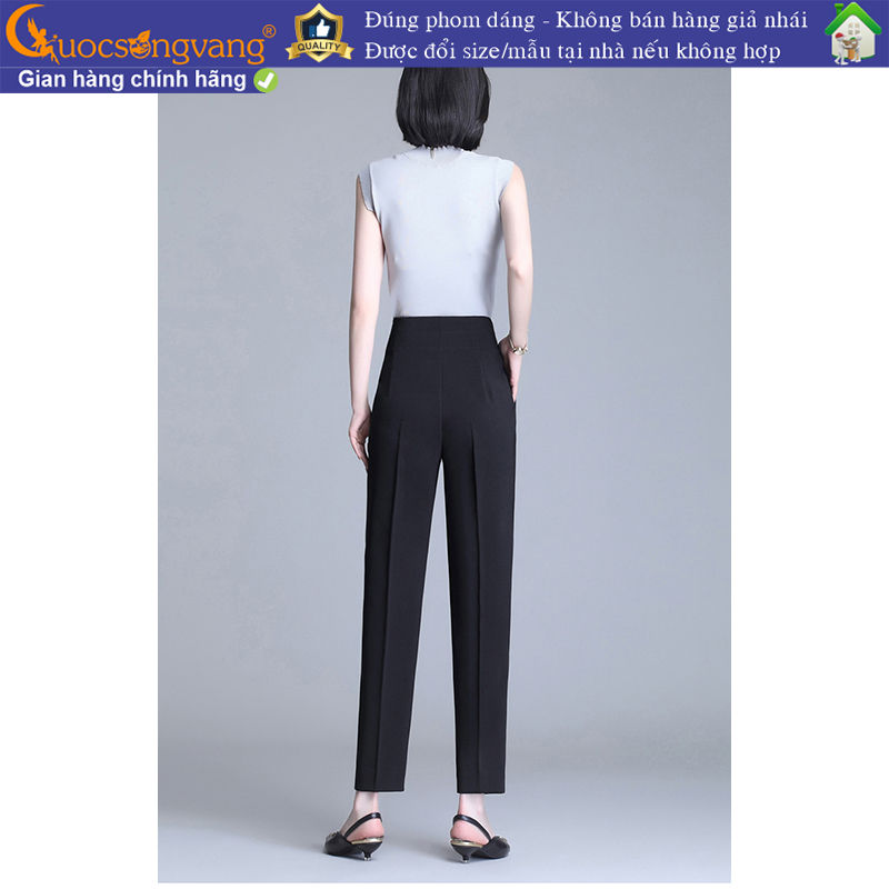 Quần nữ công sở quần baggy nữ lưng cao GLQ154