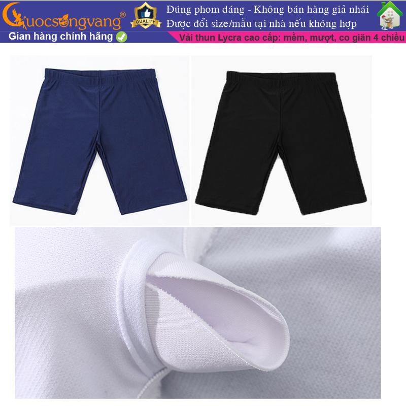 Đồ bơi trung niên nữ big size đồ đi biển nữ quần short rời GLSWIM100