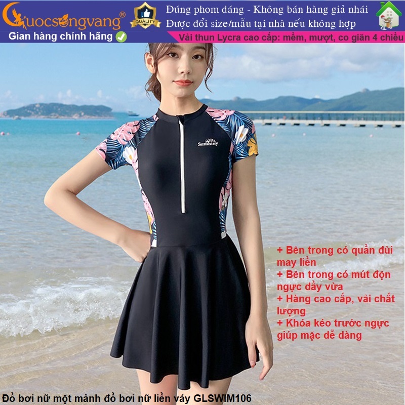 Váy Đi Biển, Đồ Bơi, Bikini Tắm Biển 1 Mảnh Váy Xòe Thời Trang Mùa Hè Cao  Cấp | Lazada.vn