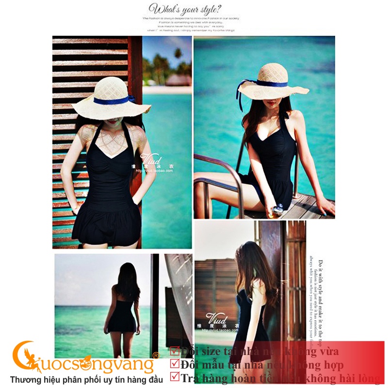 Đồ bơi nữ váy tắm liền thân Cuocsongvang GLSWIM001