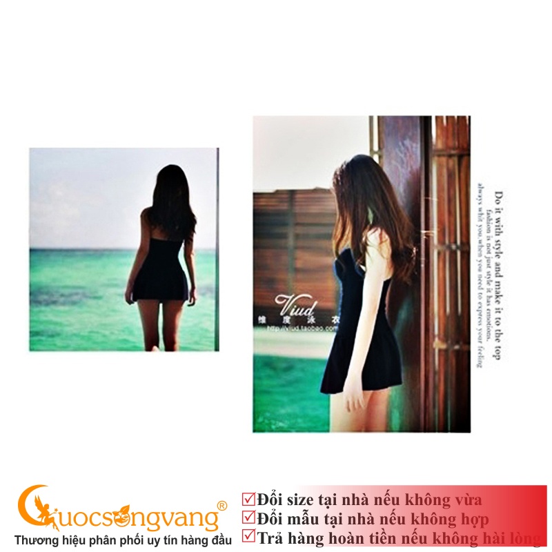 Đồ bơi nữ váy tắm liền thân Cuocsongvang GLSWIM001