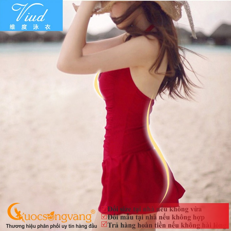 Đồ bơi nữ váy tắm liền thân Cuocsongvang GLSWIM001