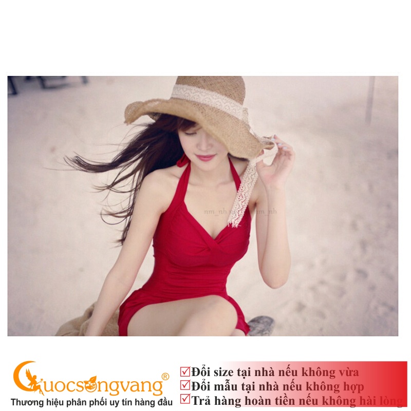 Đồ bơi nữ váy tắm liền thân Cuocsongvang GLSWIM001