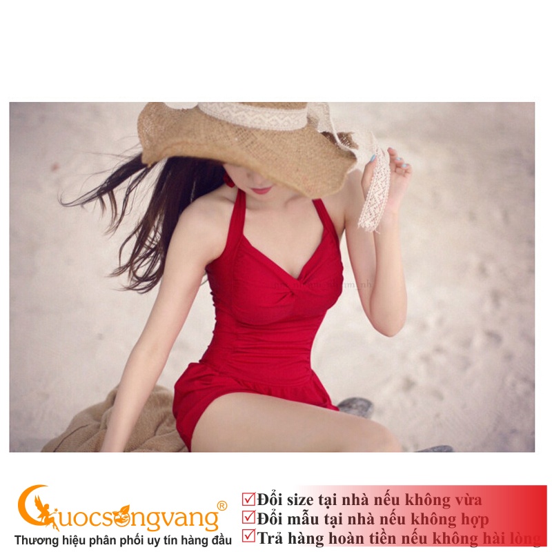Đồ bơi nữ váy tắm liền thân Cuocsongvang GLSWIM001
