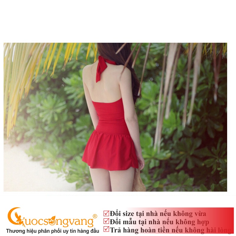 Đồ bơi nữ váy tắm liền thân Cuocsongvang GLSWIM001