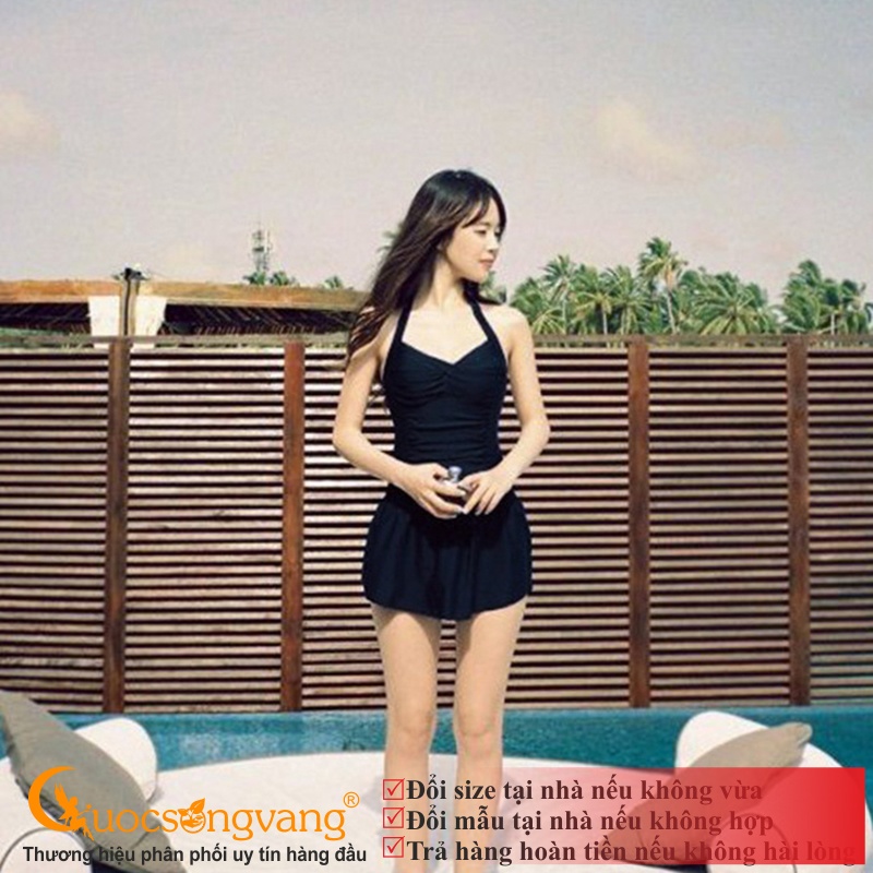 Đồ bơi nữ váy tắm liền thân Cuocsongvang GLSWIM001