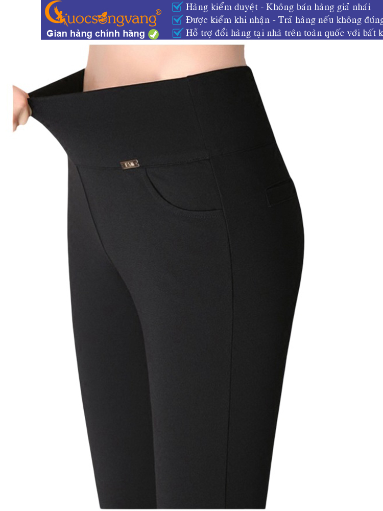quần legging nữ lưng cao bản lớn quần skinny nữ 4 chiều GLQ047