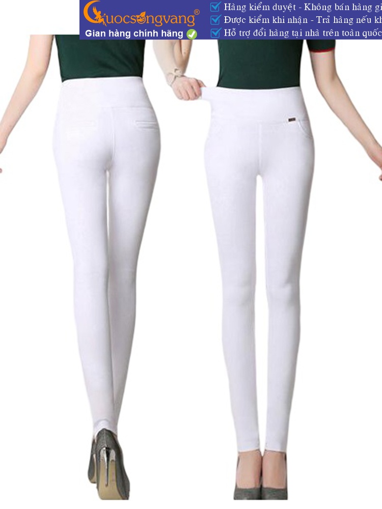 quần legging nữ lưng cao bản lớn quần skinny nữ 4 chiều GLQ047