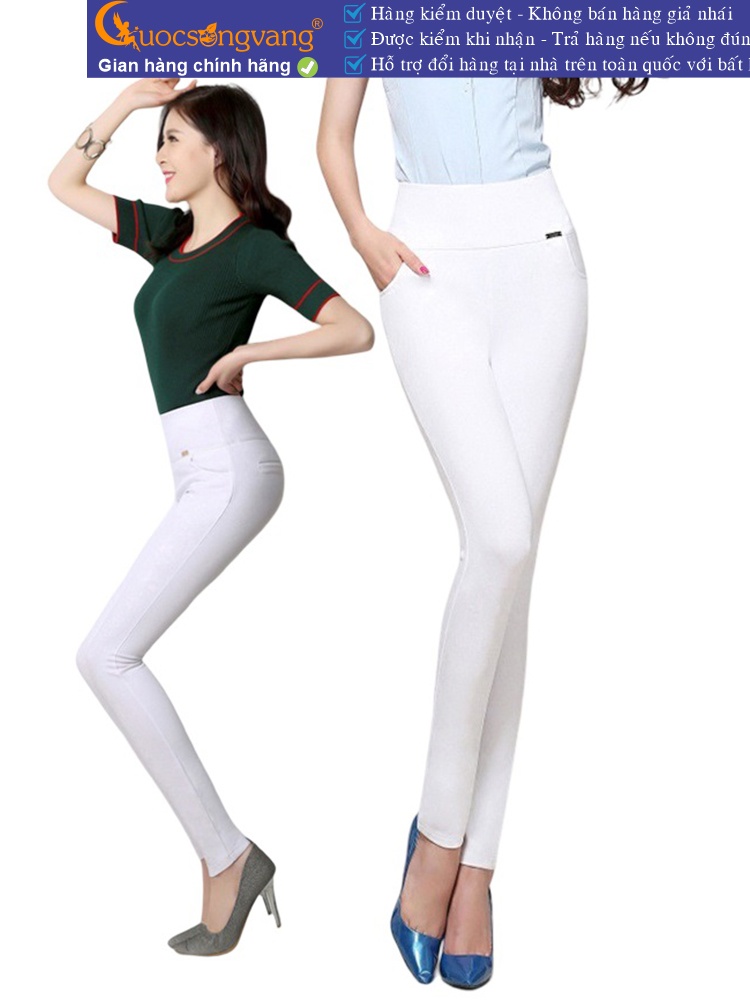 quần legging nữ lưng cao bản lớn quần skinny nữ 4 chiều GLQ047