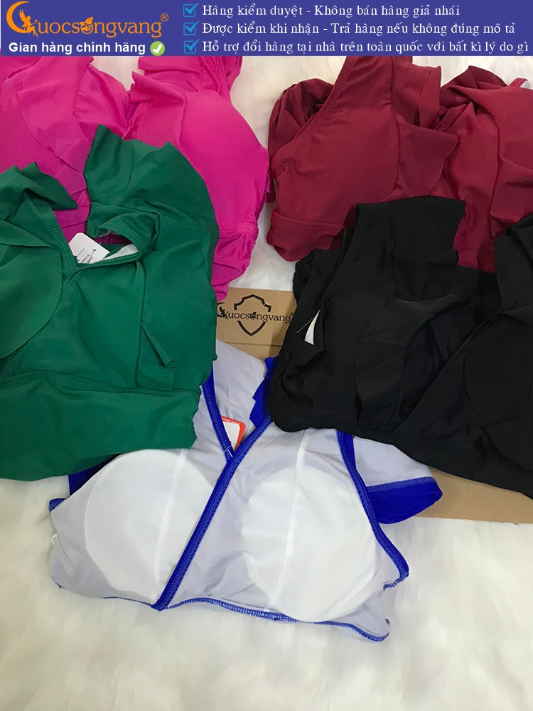 Váy đầm bơi một mảnh có mút độn ngực và quần an toàn GLSWIM043