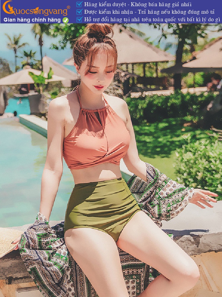 Bộ bikini hai mảnh cổ yếm gợi cảm GLSWIM055