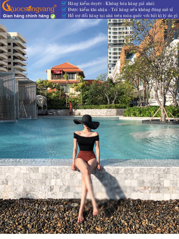 Bộ bikini liền thân một mảnh kèm mút ngực GLSWIM053