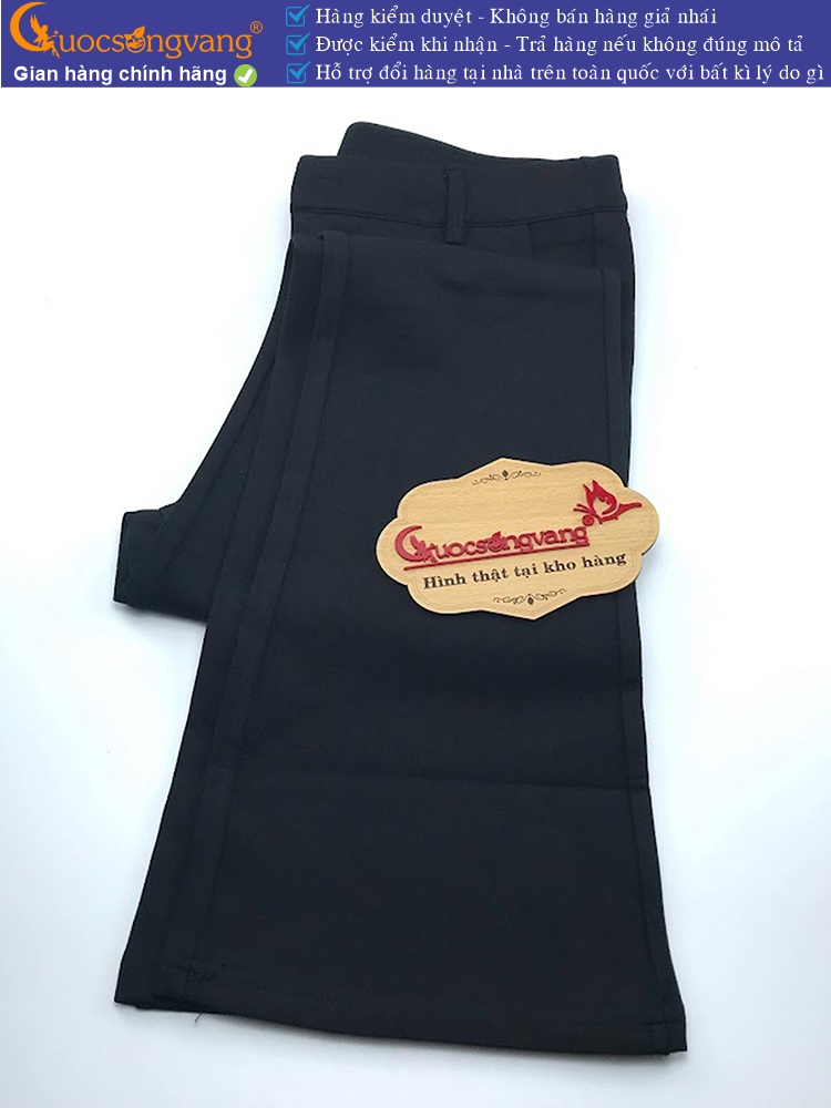 Quần nữ công sở ống loe cotton co giãn 4 chiều GLQ144