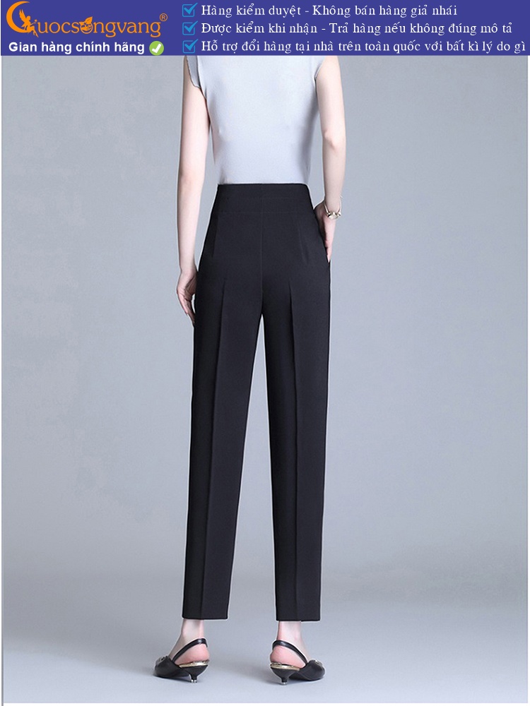 Quần nữ công sở quần baggy nữ lưng cao GLQ154
