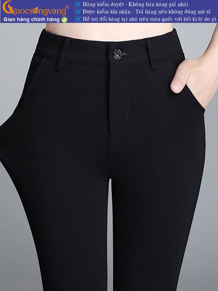 Quần nữ công sở ống loe cotton co giãn 4 chiều GLQ144
