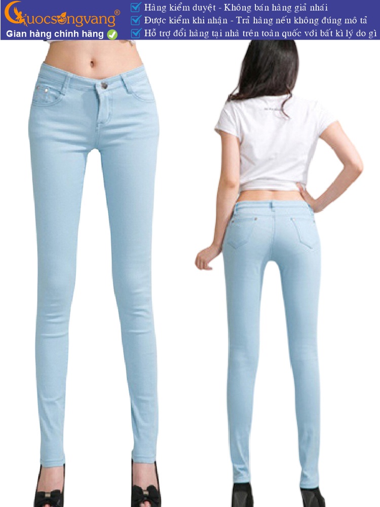 Quần kaki nữ co giãn dáng ôm GLQ019