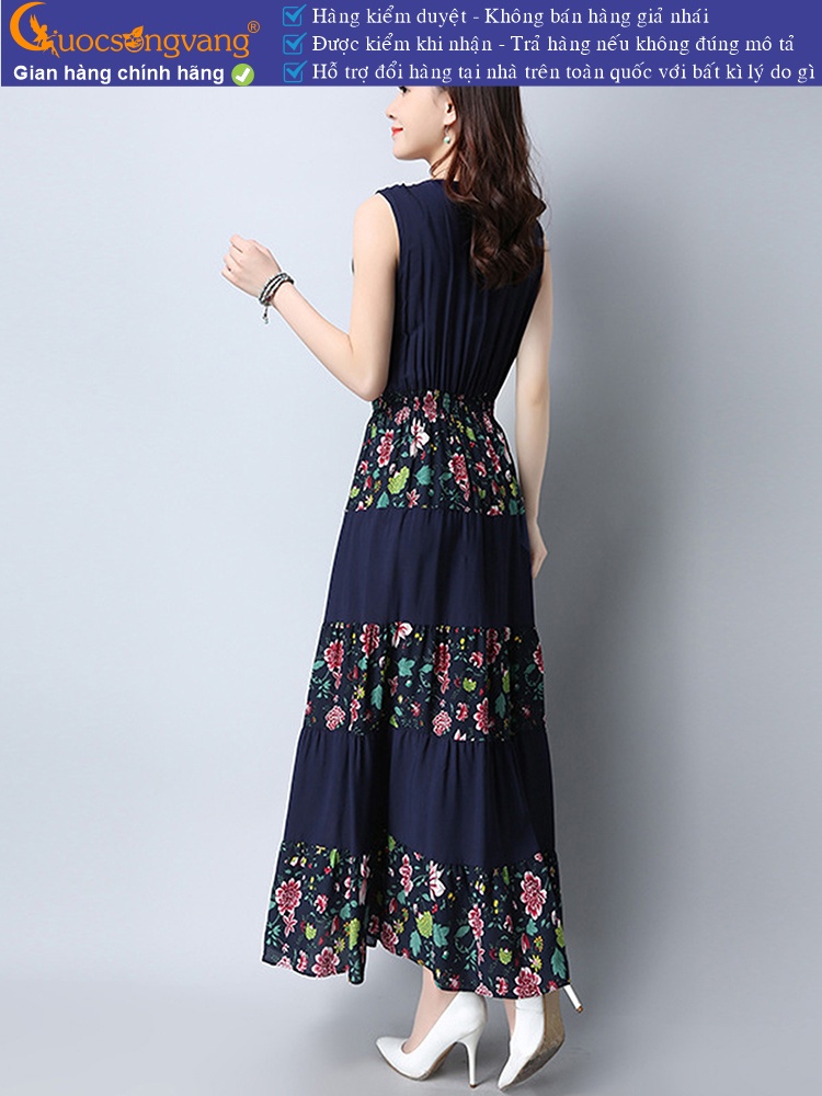 Váy đầm dài maxi kiểu bohemian GLV140