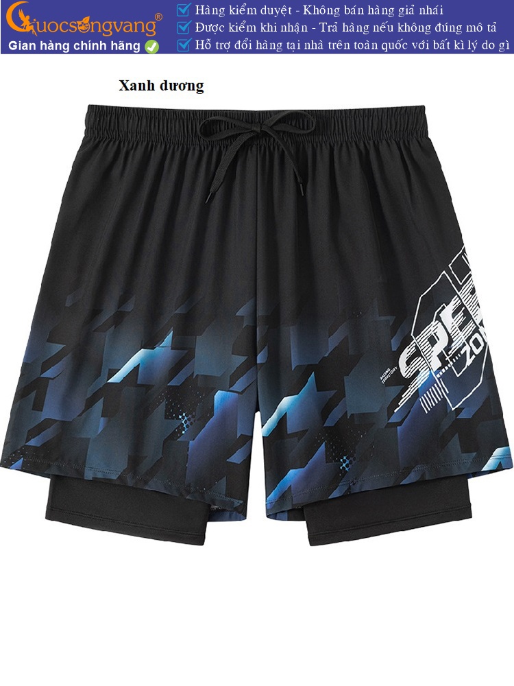 Quần bơi nam hai lớp nhanh khô quần thể thao GLSWIM114