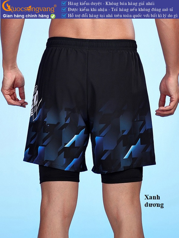 Quần bơi nam hai lớp nhanh khô quần thể thao GLSWIM114
