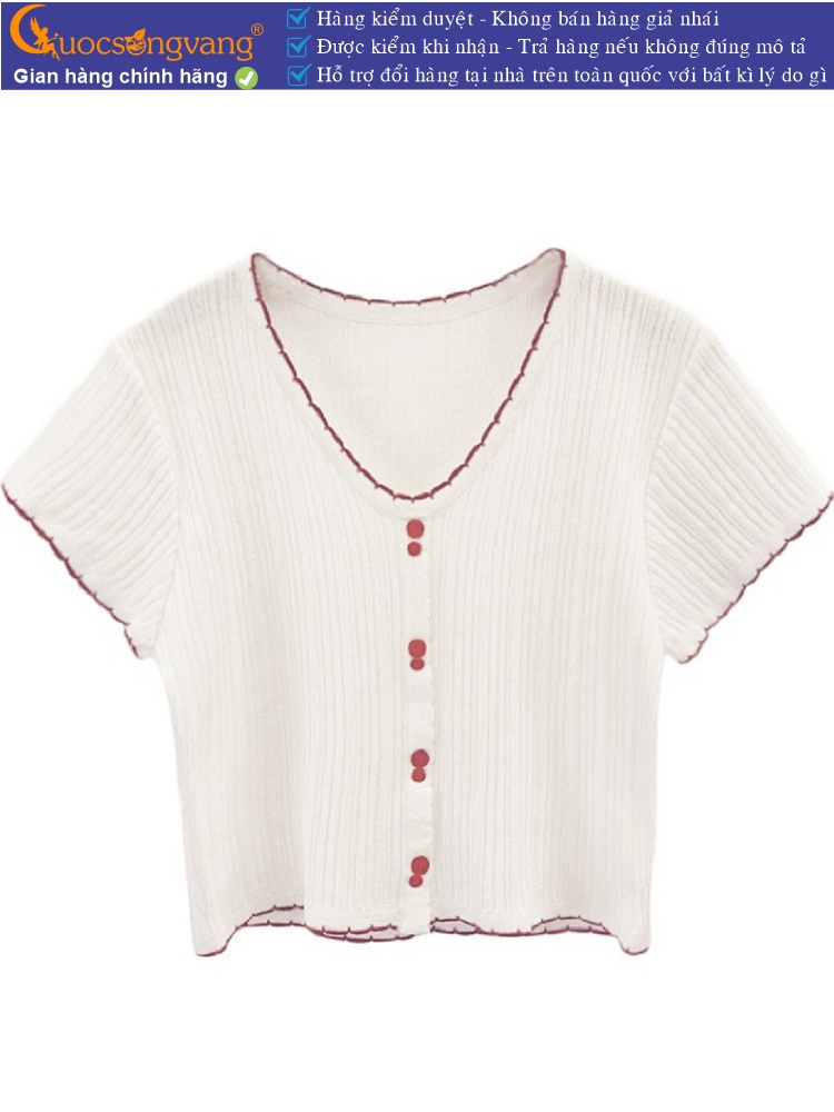 Áo crop top nữ áo kiểu nữ ngắn GLA314