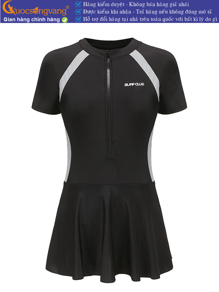 Đồ đi biển nữ một mảnh thun lycra liền thân dáng thể thao GLSWIM107