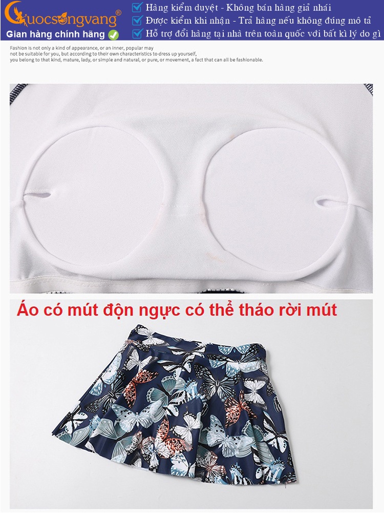 Đồ bơi ba mảnh đồ đi biển chống lạnh chống gió GLSWIM104