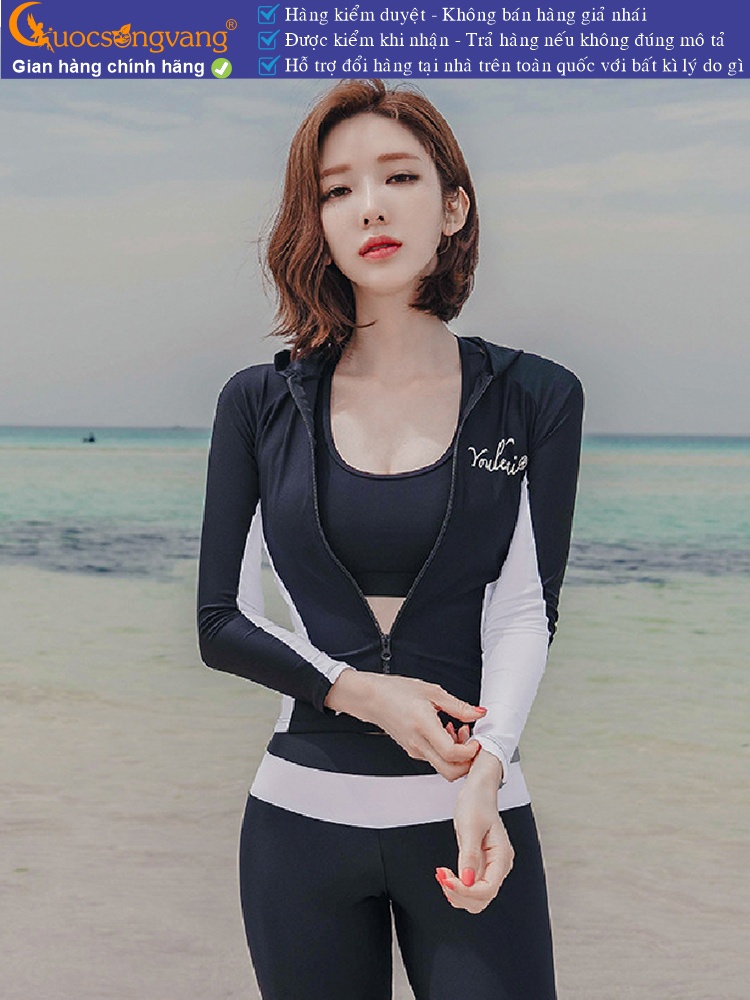 Bộ đồ bơi lặn nữ dài 4 món GLSWIM077