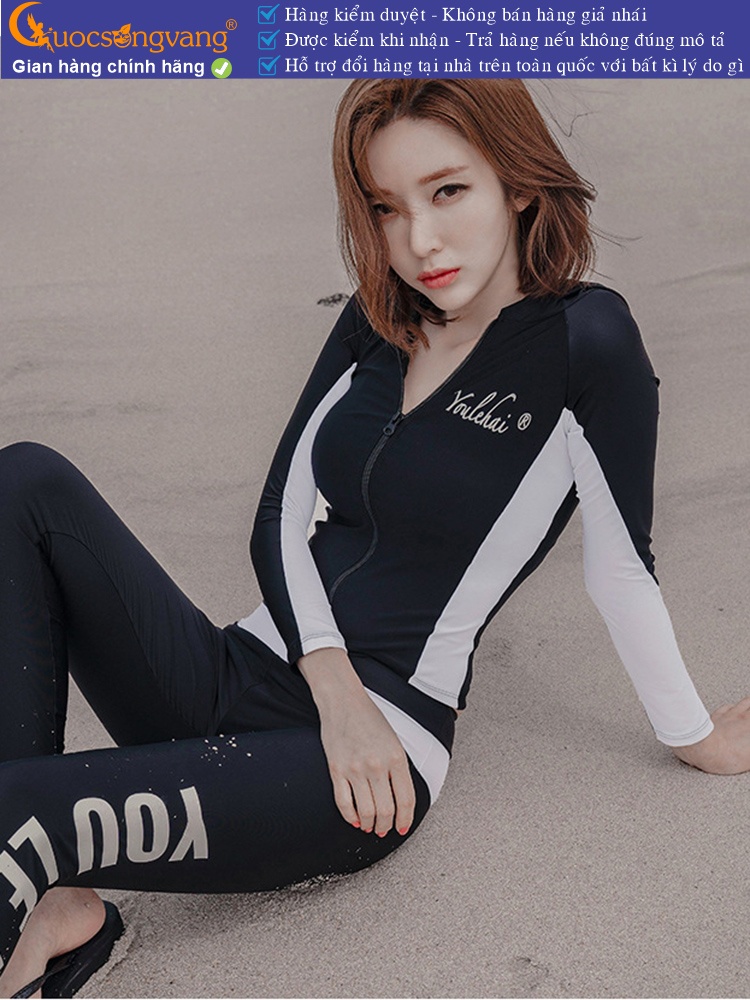 Bộ đồ bơi lặn nữ dài 4 món GLSWIM077